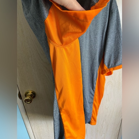 NIKE Dri-Fit Heather Grey & Orange Disney Cruise line DCL Polo Golf Shirt XXL - Picture 3 of 8